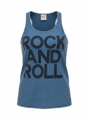 Aviator Nation Blue Rock and Roll Tank Top